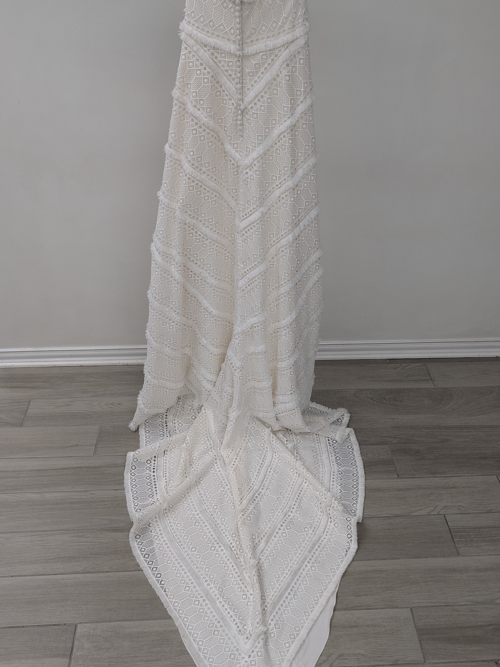 Maggie Sottero Ivory Lace Boho Wedding Dress